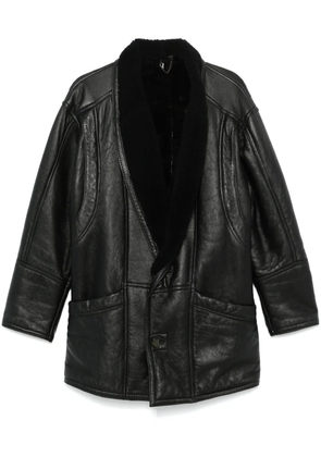 A.N.G.E.L.O. Vintage Cult 1980s leather coat - Black