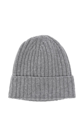 Dell'oglio ribbed beanie hat - Grey