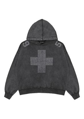 MISBHV embellished-cross hoodie - Black
