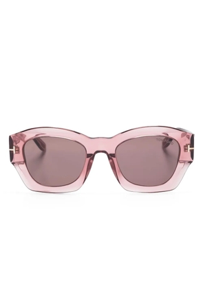 TOM FORD Eyewear Guilliana geometric-frame sunglasses - Pink