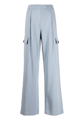 Lorena Antoniazzi cargo wide-leg trousers - Blue