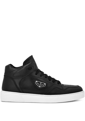 Philipp Plein leather hi-top sneakers - Black