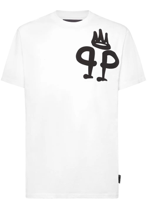 Philipp Plein King Plein cotton T-shirt - White