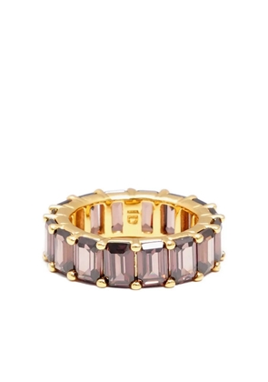 Izabel Display emerald-cut ring - Brown