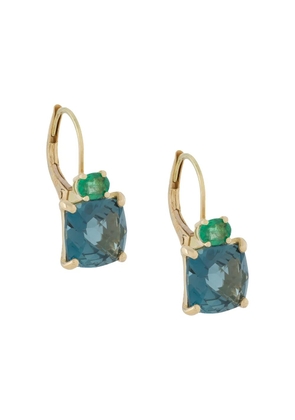 Wouters & Hendrix Gold 18kt yellow gold Charleston Chapters earrings - Blue