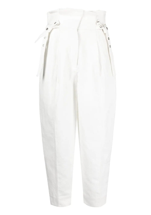3.1 Phillip Lim cropped paperbag trousers - White