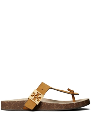 Tory Burch Mellow Thong leather sandals - Yellow