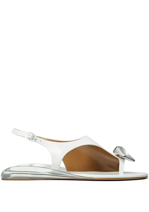 Tory Burch Patos leather sandals - White