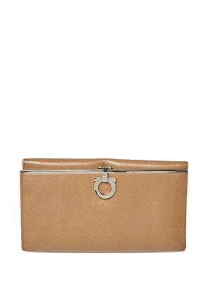 Ferragamo Pre-Owned Icona leather wallet - Neutrals