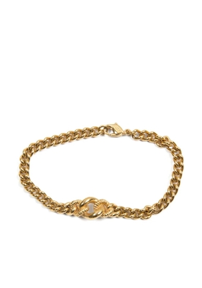 Christian Dior Pre-Owned 1990s cable-chain bracelet - Gold