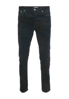 Christian Dior Pre-Owned velvet-logo jeans - Black