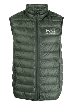 Ea7 Emporio Armani padded sleeveless gilet - Green