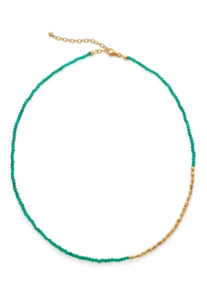 Monica Vinader mini nugget beaded necklace - Gold