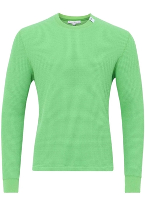 JW Anderson waffle cotton sweater - Green