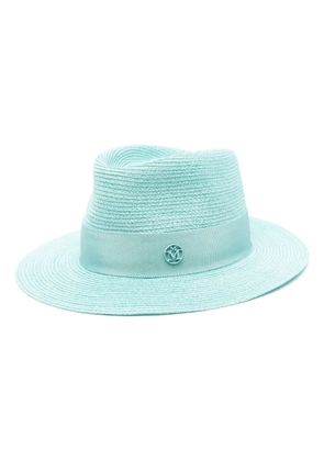 Maison Michel André interwoven fedora hat - Blue
