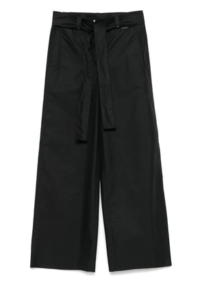 Moncler tied-waist trousers - Black