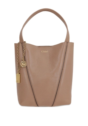 Chloé leather tote bag - Brown
