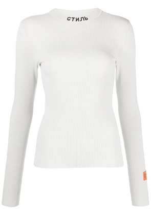 Heron Preston logo-print sweatshirt - Blue