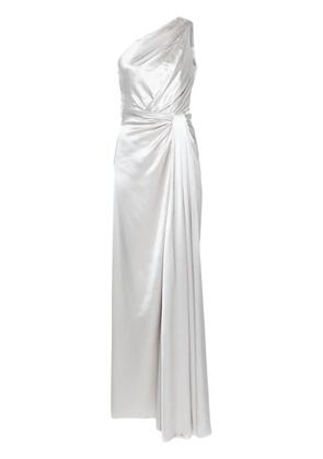 Dolce & Gabbana off-shoulder silk gown - Grey