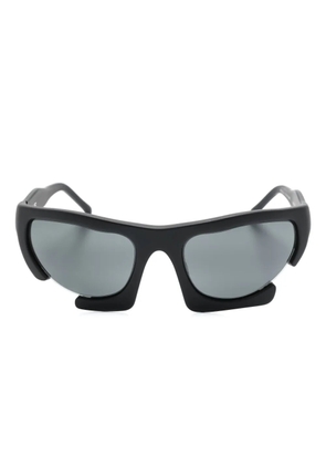 HELIOT EMIL Axially biker-frame sunglasses - Black