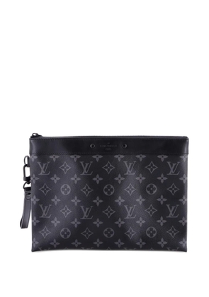 Louis Vuitton Pre-Owned Pochette To-Go Monogram Eclipse Canvas MM pouch - Black