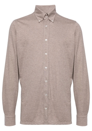 N.Peal cotton-cashmere blend shirt - Neutrals