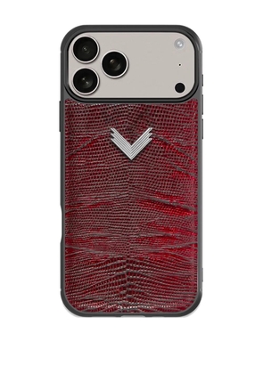 VELANTE leather iPhone 17 Pro Max phone case - Red