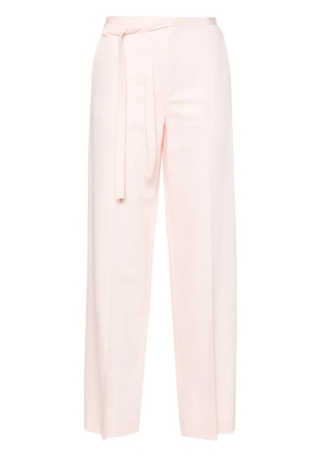 Kenzo belted straight-leg trousers - Pink