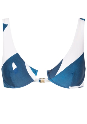 Lenny Niemeyer Burle underwire-cup bikini top - Blue
