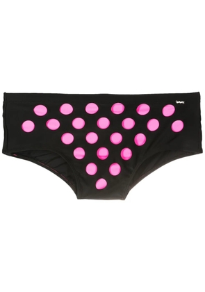 Amir Slama polka-dot swim trunks - Black