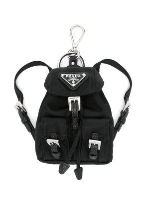 Prada Mini Icon keyring - Black