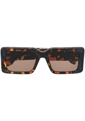 Marcelo Burlon County of Milan Eyewear oversize-frame tortoiseshell sunglasses - Brown