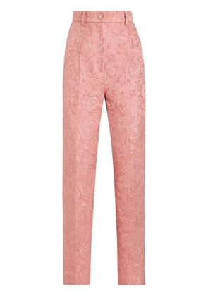 Dolce & Gabbana DNA brocade trousers - Pink