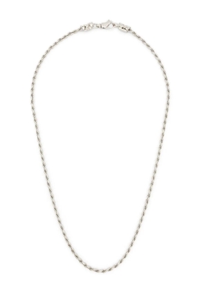 Emanuele Bicocchi Small Rope-chain necklace - Silver