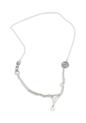 Christian Dior Pre-Owned bow-detail necklace - Silver