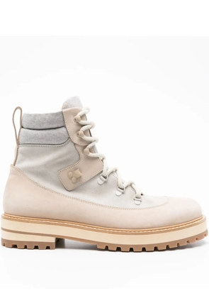 Eleventy lace-up boots - Neutrals
