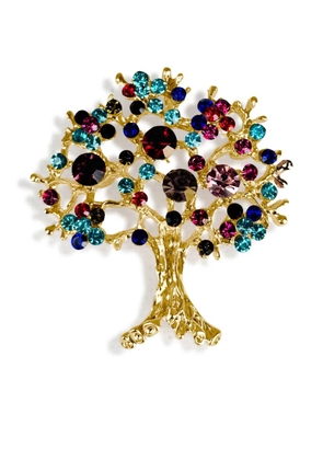 HZMER JEWELLERY Tree of Life brooch - Gold