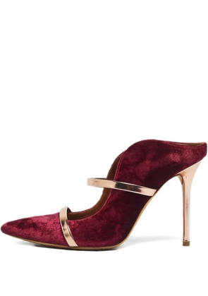 Malone Souliers velvet pumps - Red
