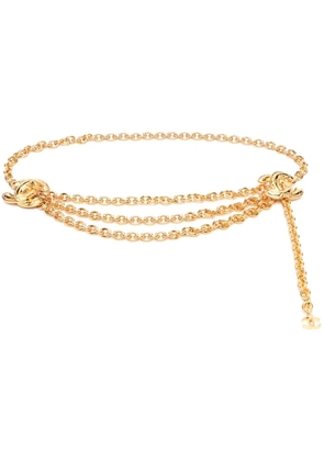 CHANEL Pre-Owned 1990s CC cable-link chain belt - Gold