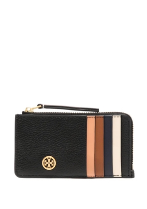 Tory Burch Robinson colour-block zip-fastening wallet - Black