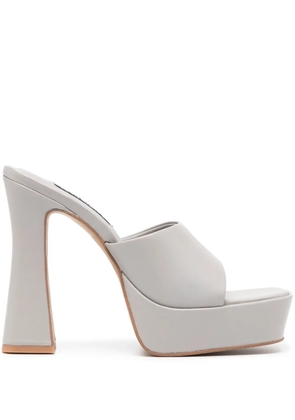 Senso Tillee 135mm leather sandals - Grey