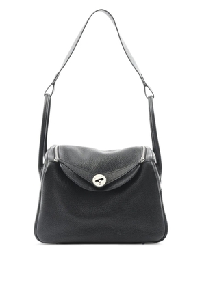 Hermès Pre-Owned 2018 Taurillon Clemence Lindy 26 shoulder bag - Black