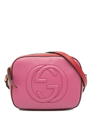 Gucci Pre-Owned 2016-2025 Small Bicolor Leather Soho Disco crossbody bag - Pink