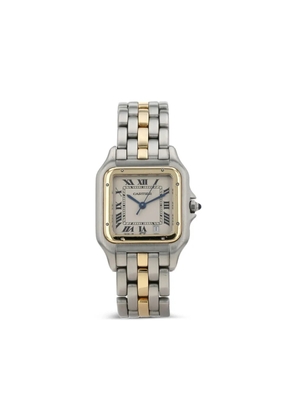 Cartier 1990 18K yellow gold and stainless steel Panthère 27mm - White