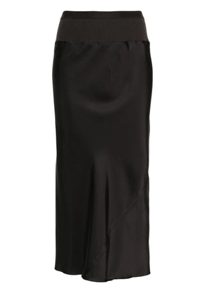 Rick Owens A-line Bias midi skirt - Grey