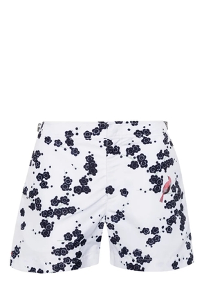 Orlebar Brown Setter Plum Blossom swim shorts - White