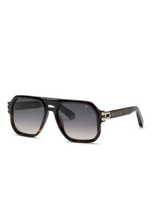 Philipp Plein Eyewear double-bridged sunglasses - Brown