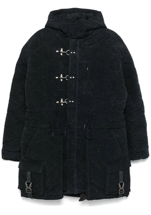 Andersson Bell lace-up fishtail parka - Black