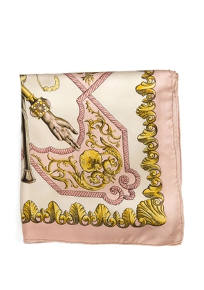 Hermès Pre-Owned 1963 Ludovicus Magnus silk scarf - Pink