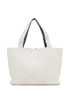 Bottega Veneta Pre-Owned 2023 Bicolor Intrecciato tote bag - White